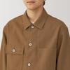 MUJI Kapok Blend Canvas Coverall Made from Tree Nuts AD0VBA4A Mustard L Men's Men's