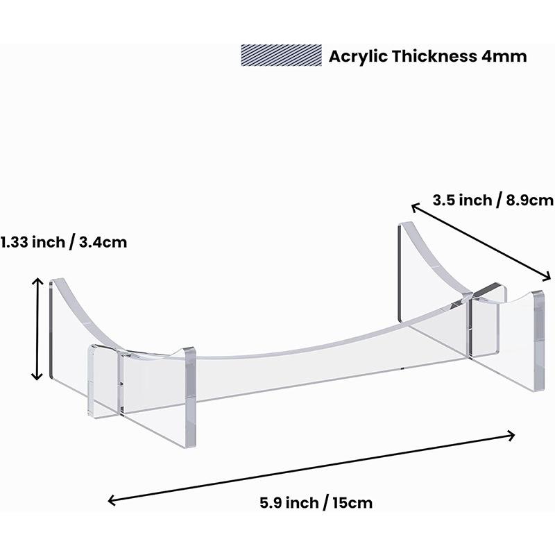 1/2Pcs Acrylic Ball Display Stands Rugby Football Basketball Volleyball Soccer Storage Holder Desktop Souvenir Collection Holder
