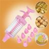 8Pcs Plastic Piping Nozzles Set For Cake Cookie Cream Puff Decorating With 8 Different Designs Food Grade PP Material