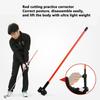 Golf Swing Trainer Stick Beginner Golf Cut Indicator Activity Buckle Golf Chipping Auxiliary Training Golf Gesture Correction
