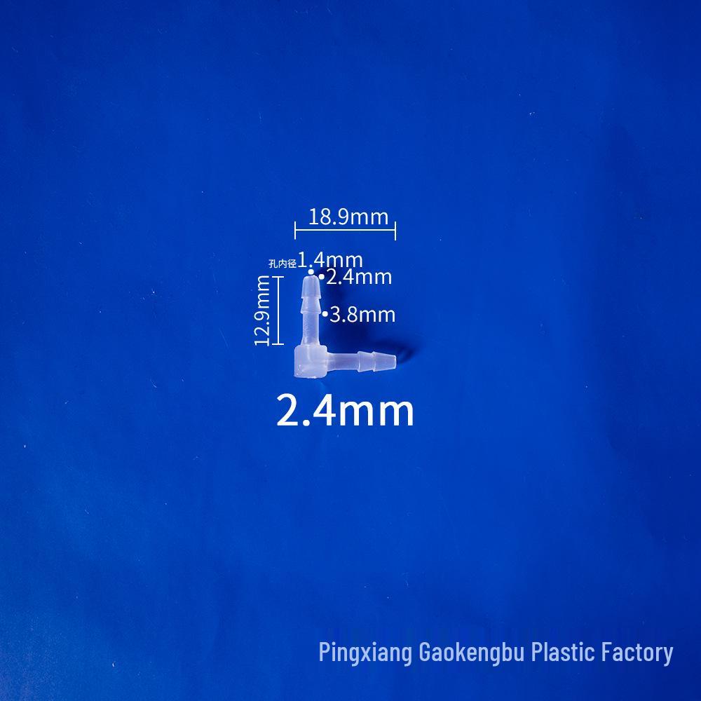 L-Shaped Elbow Plastic Connector Fittings, 90° Right Angle Pipe Accessories