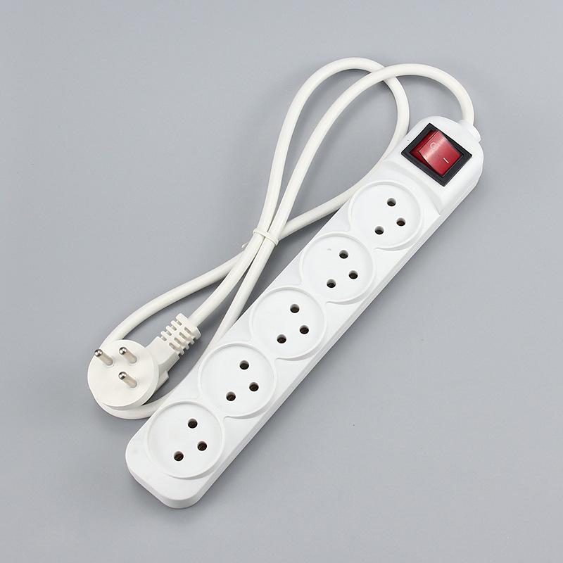 16A Israel Power Strip with Master Switch and 1m Extension Cord