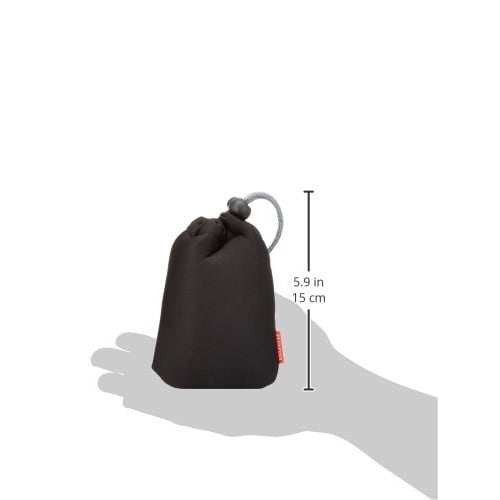 HAKUBA Camera Pouch Soft Cushion Pouch S Size Black Camera Case Drawstring Gadget Case Inner Pouch Digital Camera KCS-37S