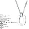 Lionheart Hawaiian Horseshoe Necklace, Surgical Stainless Steel, Silver, Pre-wrapped, with Custom Pouch, Men's