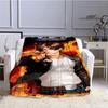 3D KOF game Cartoon blanket Warm Flannel blankets Soft and comfortable blanket Home Travel Blankets bed linings Birthday Gift