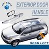 APPERFiT Exterior Door Handle Chrome W/Gasket Pad Compatible With Kia Sorento 2011 2012 2013 2014 2015 Rear Door Left Driver Side Panel Replaces