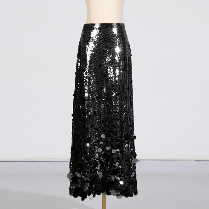 2026 Spring Luxury Sequin Patchwork A-line Evening Gown for Women