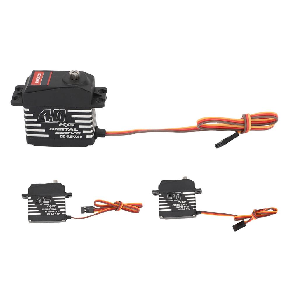 Digital Servo High Torsion DC4.8-7.4V 180 Degree Rotatable for RC Car Truck Crawler Boat Robot Alumi