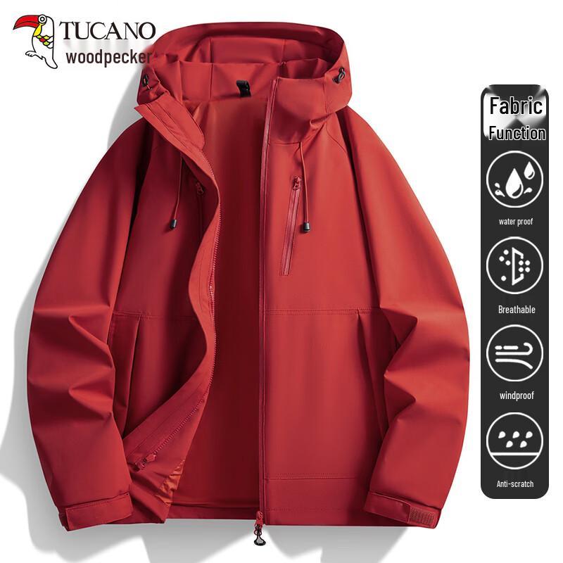 Tucano Dopamine Style Outdoor Windproof Waterproof Hooded Shell Jacket