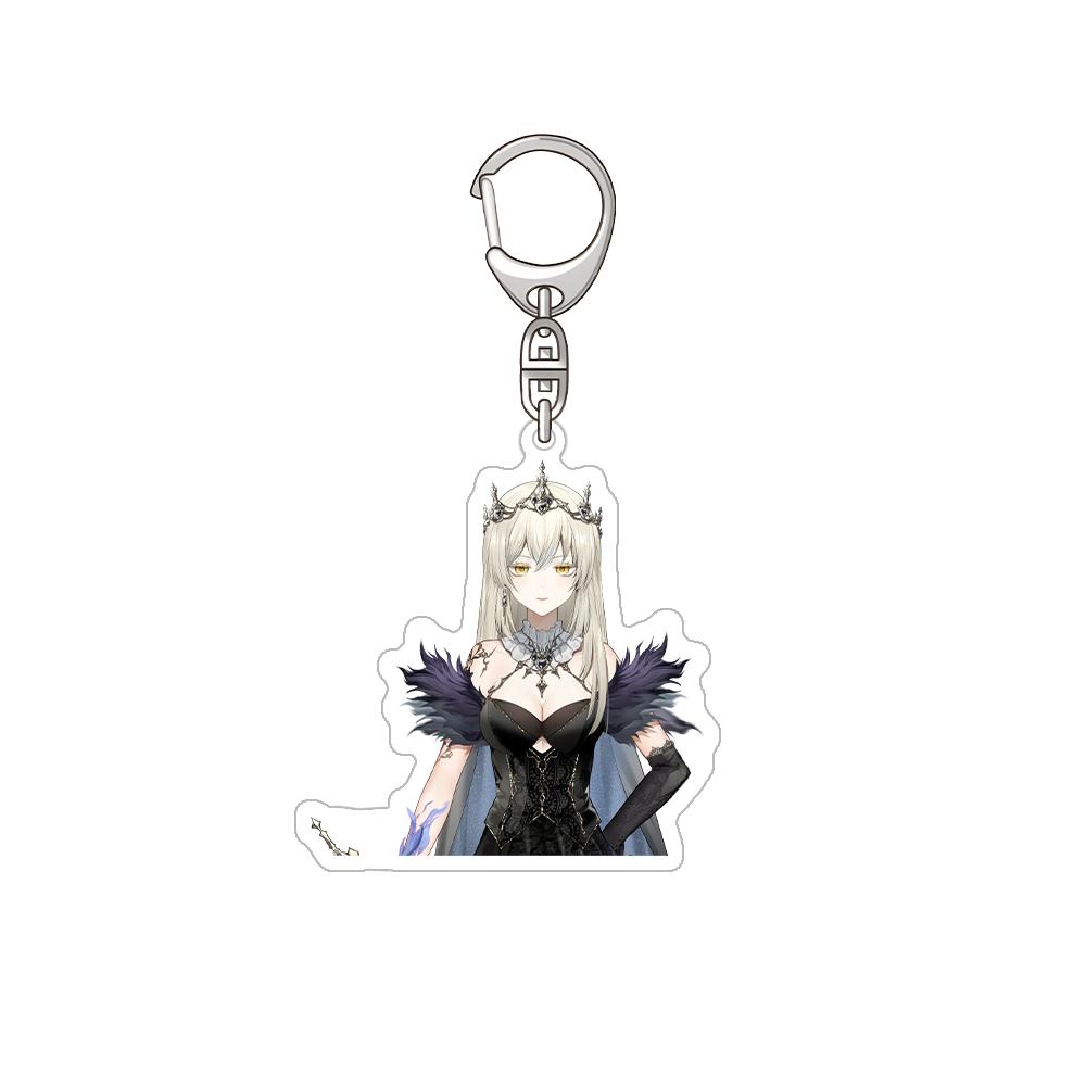 Nijisanji Aza Michiya Kouichi Inochi Urushiha Hunger Mikoto Miki Kioi Kima Tabbiito HD Acrylic Keychain Bag pendant anime goods