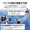 ELECOM Wired Headset 3.5mm 4 Pole Mini Plug with Microphone Inner Ear Binaural Conversion Cable (4 Pole - 3 Pole) Black HS-EP15TBK