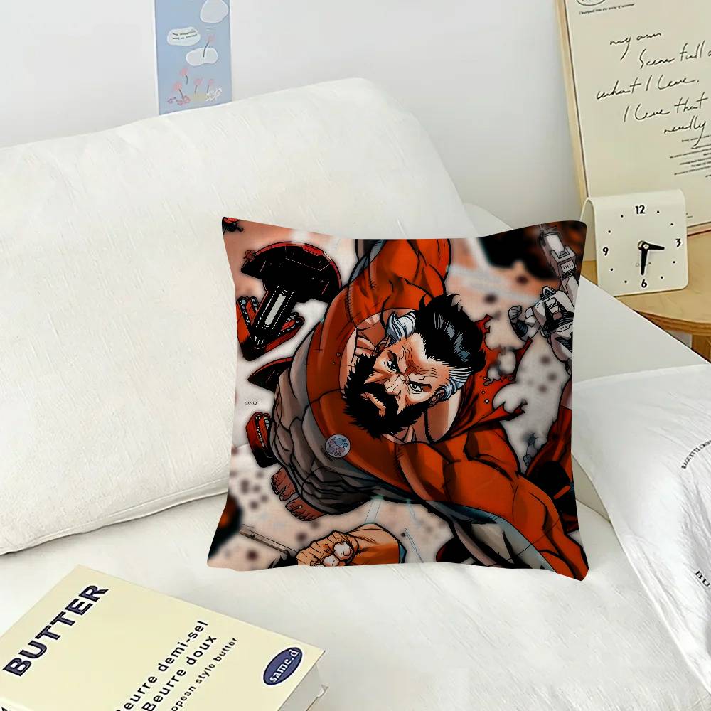 Anime I-Invincible O-Omni Man Cushion  Cushion Cover Car Throw Pillow Case For Sofa Car Christmas Gift