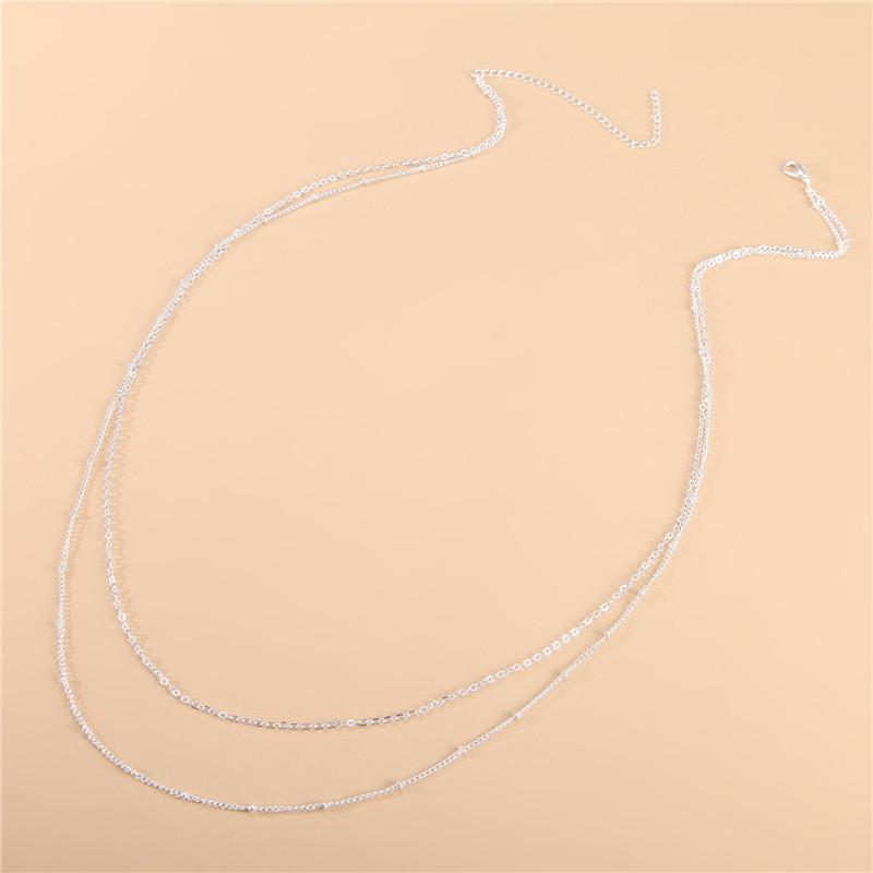 

Dovzhna Double Layered Bead Chains Sexy Butterfly Waist Chain Beach Harness Waist Belly Body Chain Fashion Jewelry New Wholesale