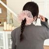 Summer Organza Scrunchies Lace Dot Hair Ropes Elegant Pleated Scrunchies  Ponytail Holder