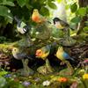 Lovebird & Finch Car Dashboard Animal Model Toy Ornament
