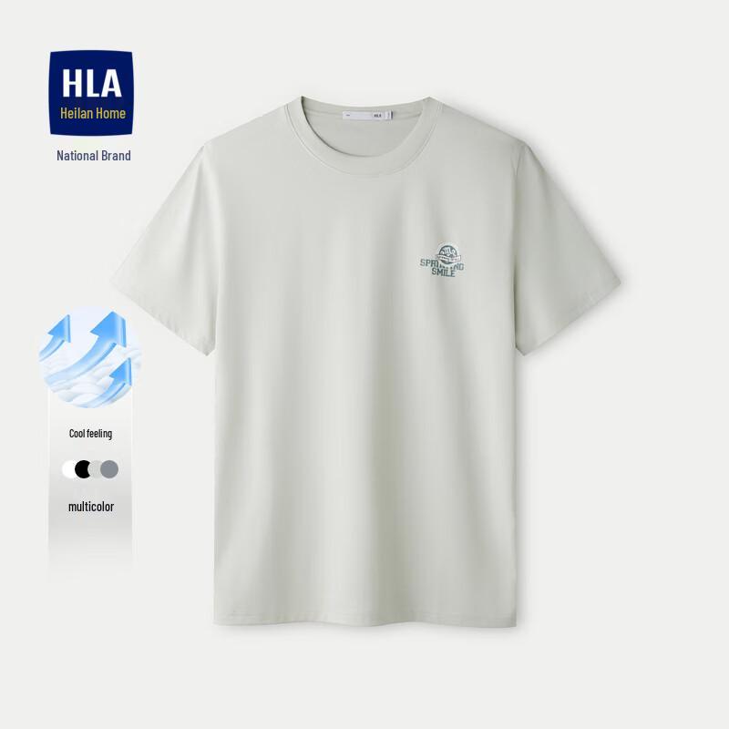 HLA Men s Cooling Crew Neck Short Sleeve T-Shirt XL