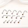 Nose Piercing Jewelry Nose Studs Set Alloy Nose Decorations Nose Piercings Alloy Texture Suitable for Comfortable Wear