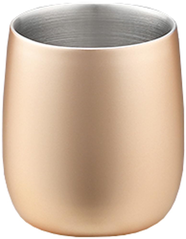 

18-8 Stainless Steel Double Wall Elegance Free Tumbler, Champagne Gold, ELG-003SG