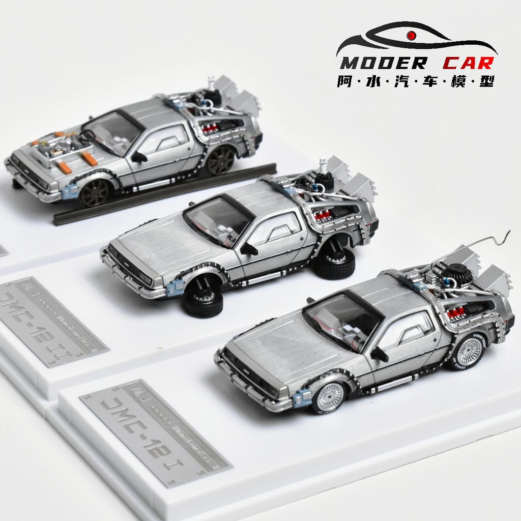 MJ 1:64 Zurück in die Zukunft DeLorean DMC 12 Sammlung Diecast Modellauto