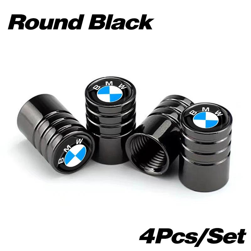4PCS Car Wheel Tire Valve Cap Dust Protection Cover Accessories For BMW E46 E39 E90 E60 E36 F30 F10 E34 X5 E53 E30 M4 M5 X5 X6