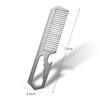 Titanium Alloy Multi-functional Comb & Bottle Opener EDC Tool