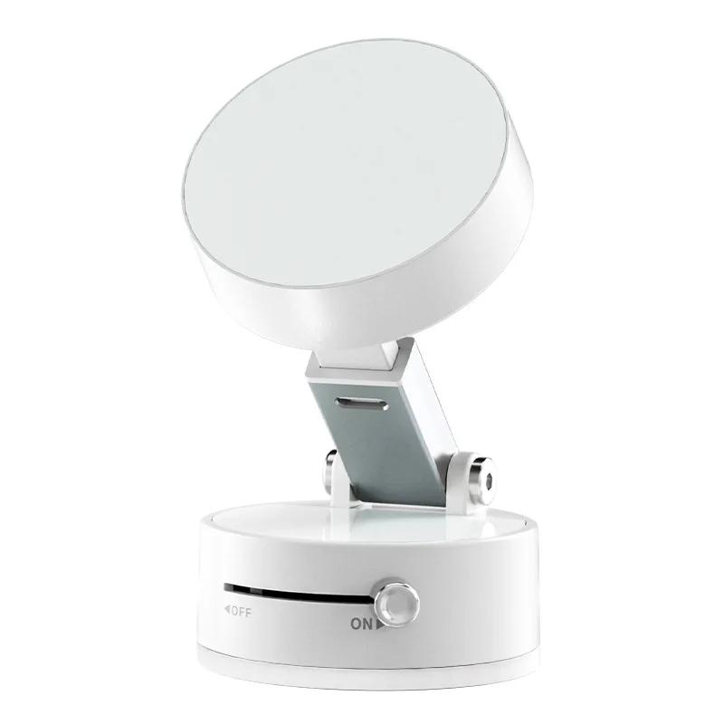 Magnetic 360 Rotation Metal Mobile Phone Holder Universal Bracket Folding Shaft Design Suction Cup Stable Anti Fall