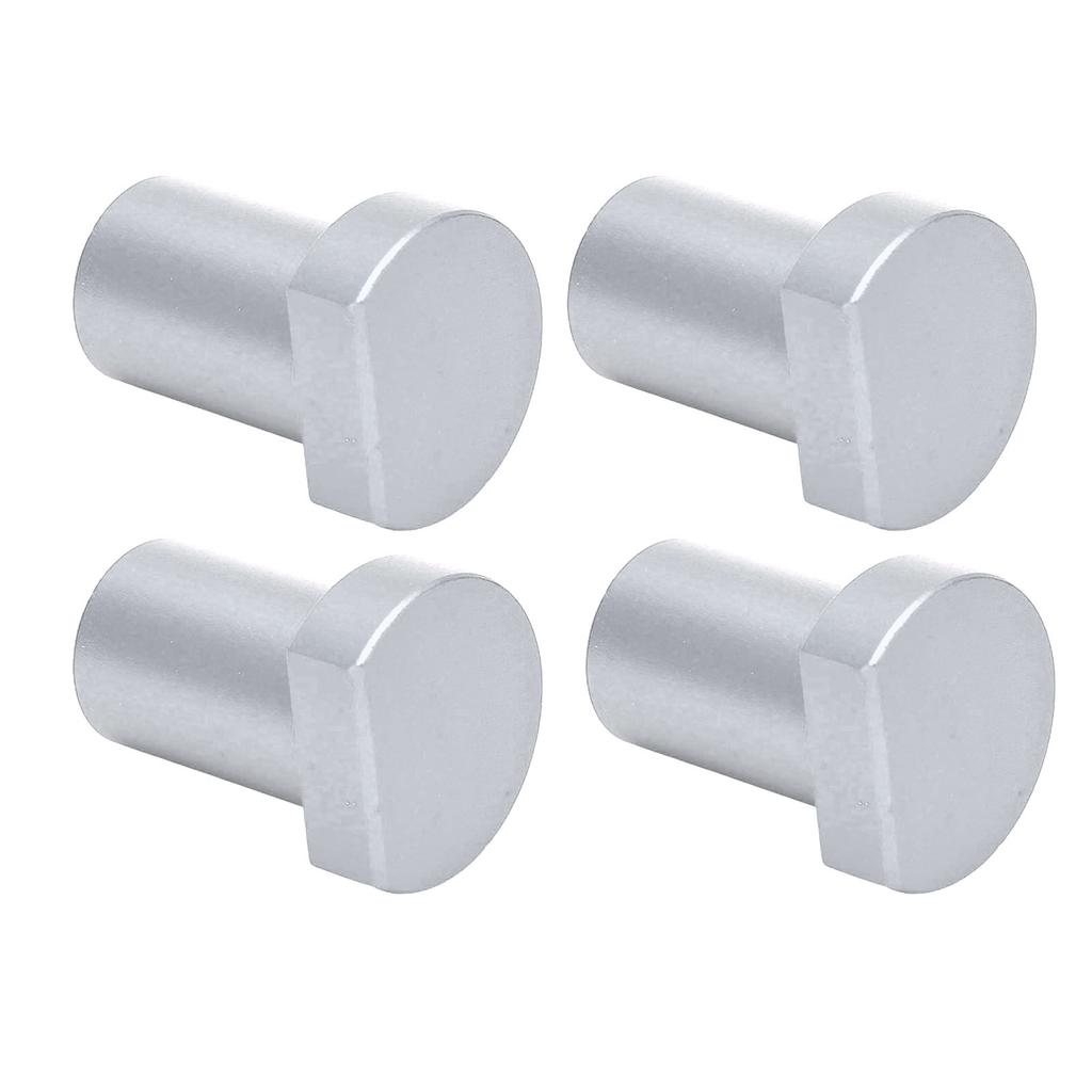 4 Pcs Bench Dogs 19mm Diameter Workbench Peg Aluminum Alloy High Strength Woodworking Desktop Stop