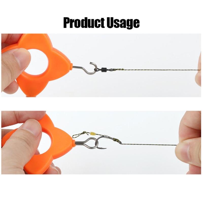 Fishing Bait Puller Hook Sharpener Tackle Carp Fishing Quick Knot Chod Rig Tool