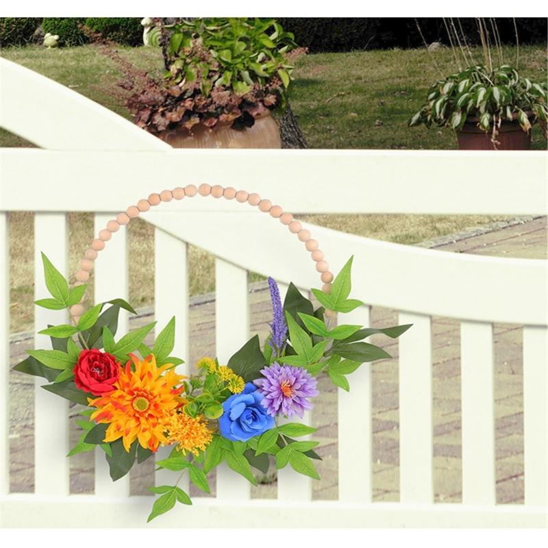 Front Door Wreath for Wall Garden Wedding Party Indoor and Outdoor Decorations