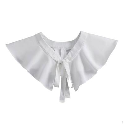 Fashion False Neck Ruffle Women Faux Shirt Dress Fake Decoration Tie Clothing Accessories