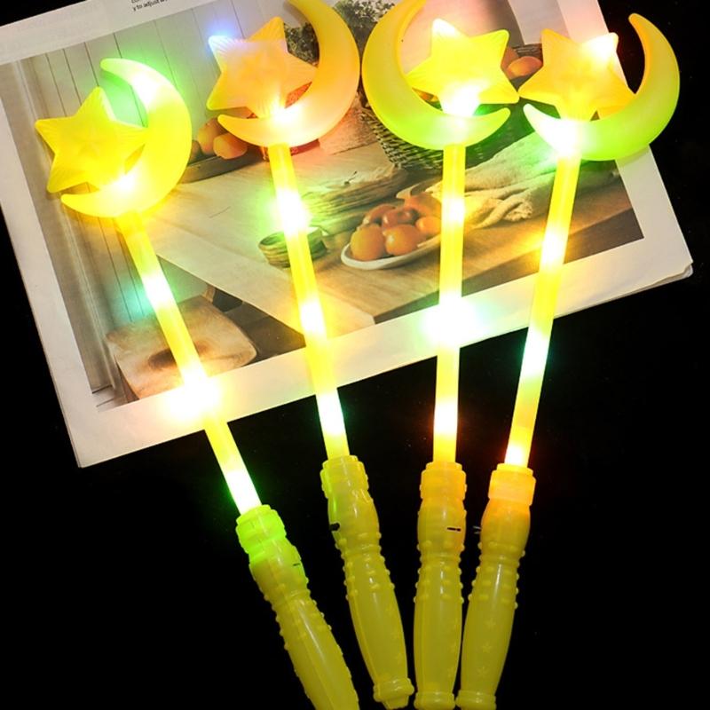 6Pcs Glowing LED Sticks Energy Efficient Illuminated Sticks for Birthday Festival Party Night Event and Outdoor Camping