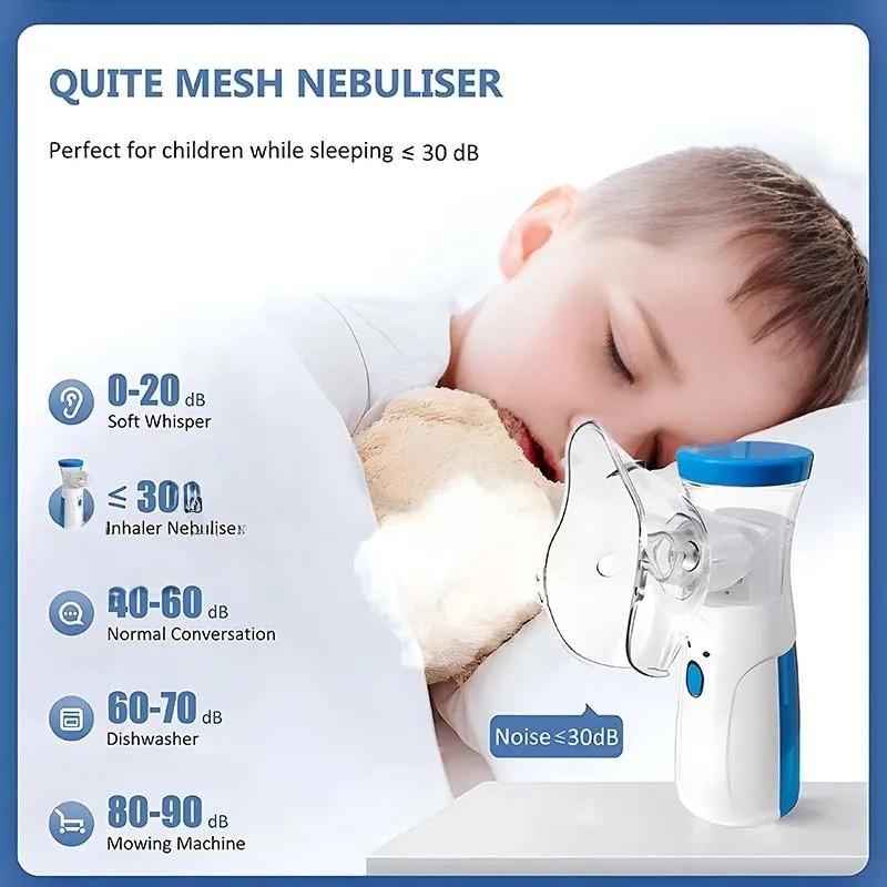 Medical Silent Mesh Nebulizer Handheld Asthma Inhaler Atomizer Children Mini Portable Nebulizer Humidifier