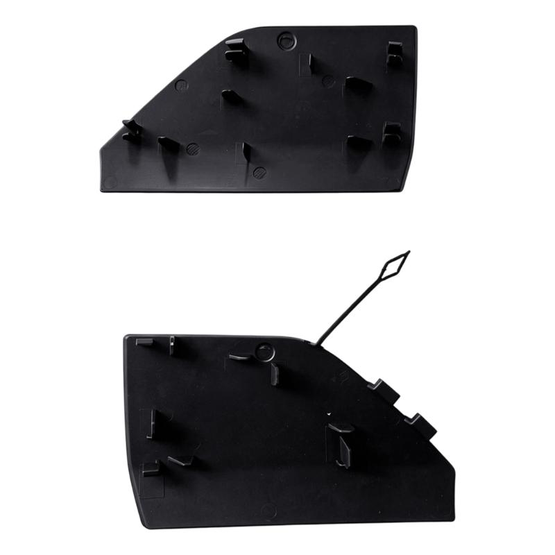 ABS Tow-Hook Opening Cover for G28 320Li, 51118085456 51118085455 Rear Mounting Clips and Retaining Tether for Front Bumper Trim Repair