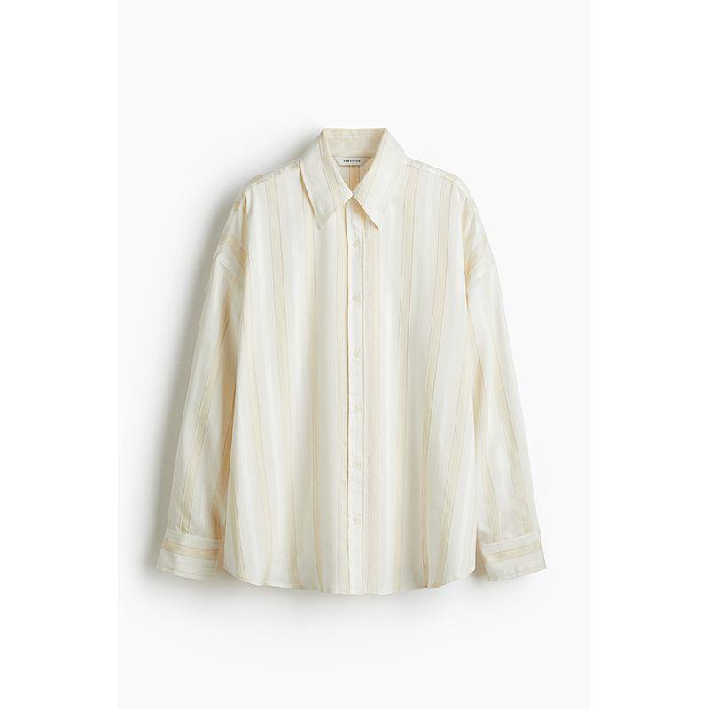 

HM Women clothes Shirts 2025 Summer New Large Profile Multi-Arm Woven Shirts 1295595