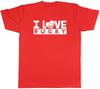 I Love Rugby Unisexs Unisex TShirt Tee