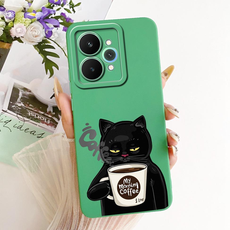 Cover For Realme 15 Pro Casing RMX5101 Silicone Luxury Fashion Flowers Kawaii Cute Painted Shockproof Phone Case