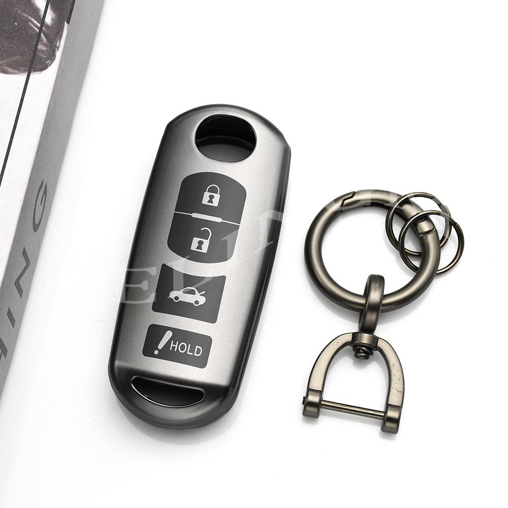 2 3 4 Button For Mazda 2 3 6 Demio Atenza Axela Cx-5 Cx5 Cx-3 Cx7 Cx-9 3 4 Cx30  -  Tpu Car Key Case Key Cover Keychain