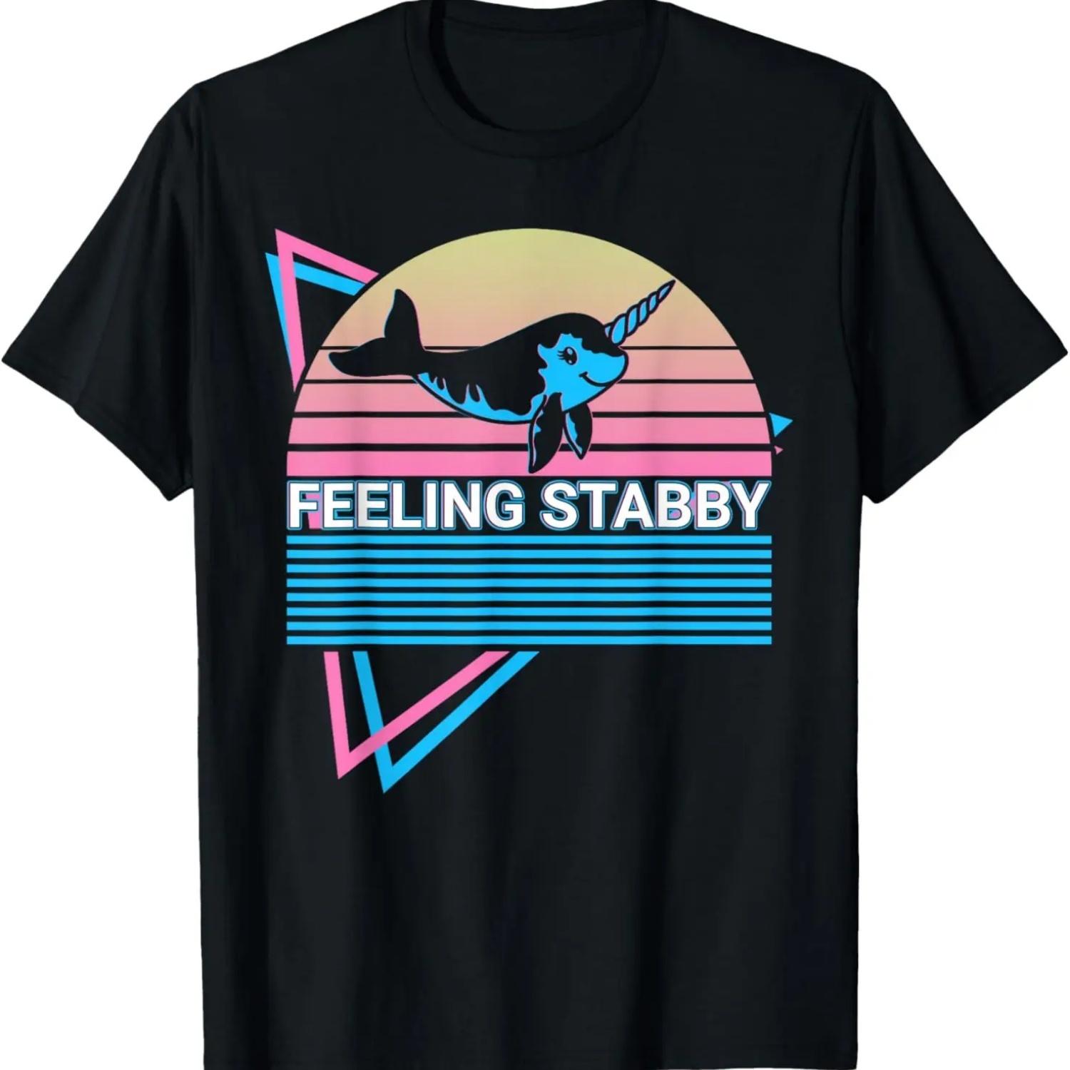 

Narwhal Retro Feeling Stabby T-Shirt S чёрный