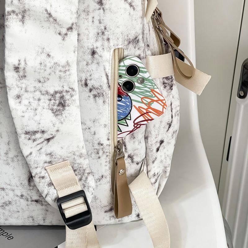 Tie-Dye Rucksack Mittelschüler Leichter Schulrucksack Rucksack mit großer Kapazität