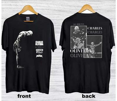 2-sides Charles Oliveira Do Bronx T-Shirt, Fan Gift