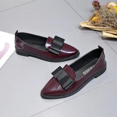 Fashion 2024New Summer Women's Flats Pionted Toe Flat Shoes for Women Outdoor Slip On Platform Shoes Dress Butterfly-kont Solid Loafers