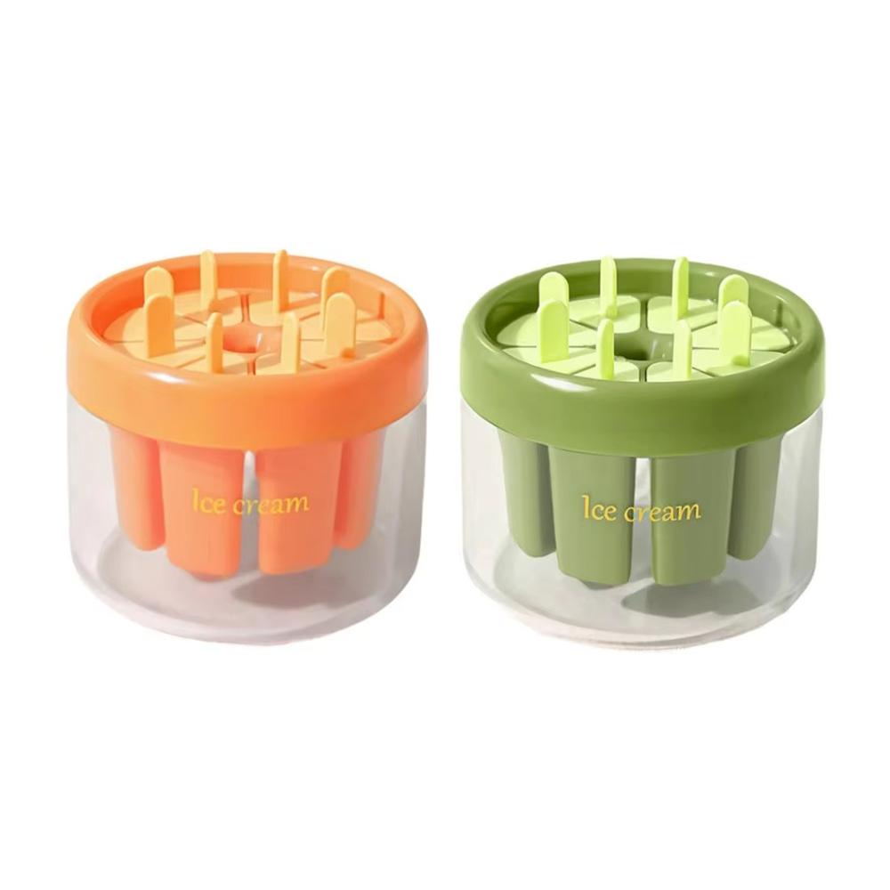 8-Cavity Plastic Popsicle Molds & Easy Release with Reusable Sticks Perfect for Homemade Ice Pops Fruit Infusions & Party Treats