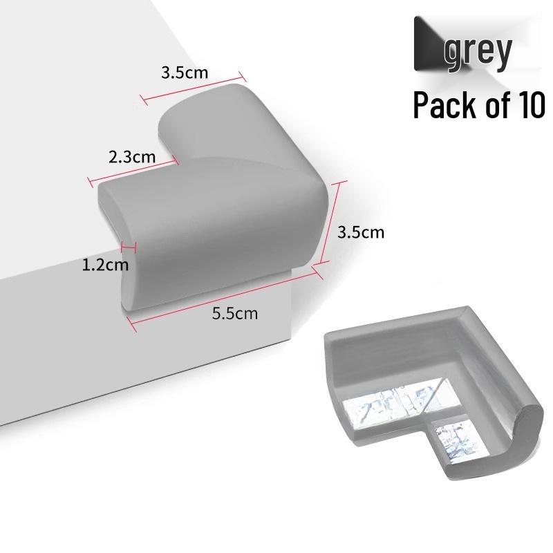 Silikon-Tischkantenschutz - Kollisionsschutz, Stoßschutz, Weiches Möbel-Sicherheitsset.