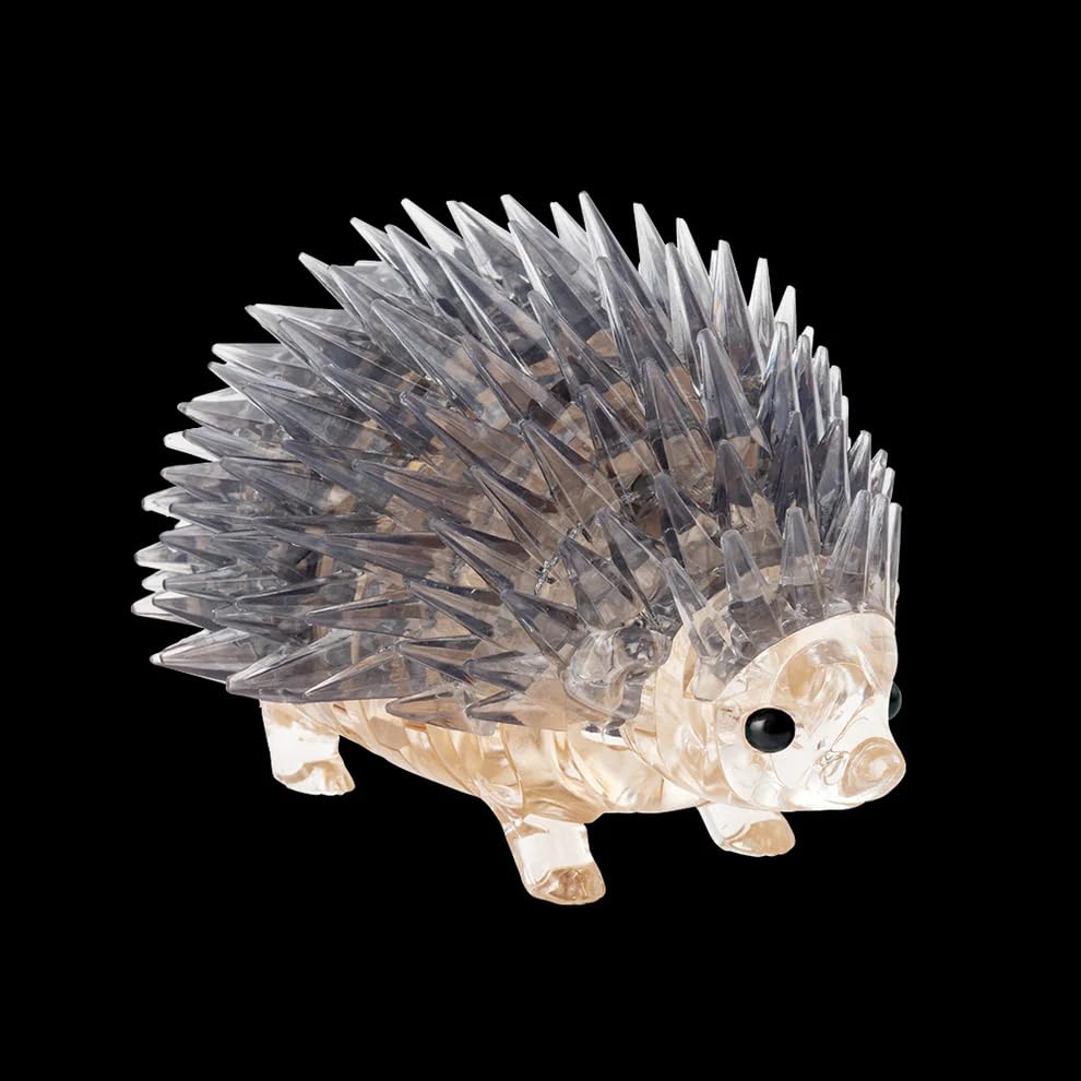 BEVERLY 55-teiliges Kristallpuzzle, Igel Grau, 50313