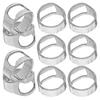 Creative Stainless Steel Finger Ring Bottle Opener for Bottle Opening 10Pcs