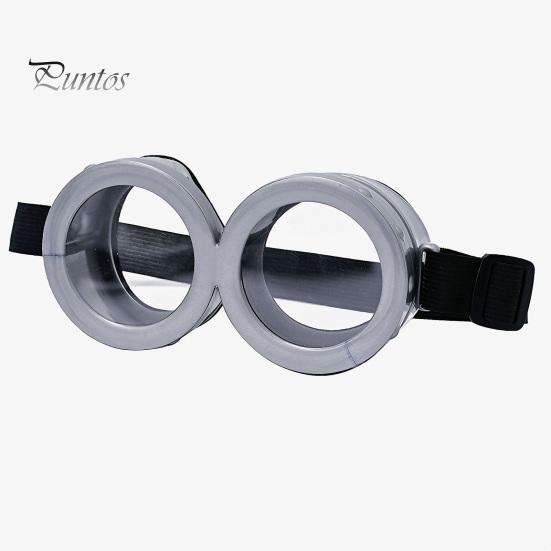 Photo Shoot Cosplay Props 3Pcs Halloween Costume Accessories, Yellow Knitted Hat Steampunk Goggles Warm Breathable Gloves Adults Party Set for