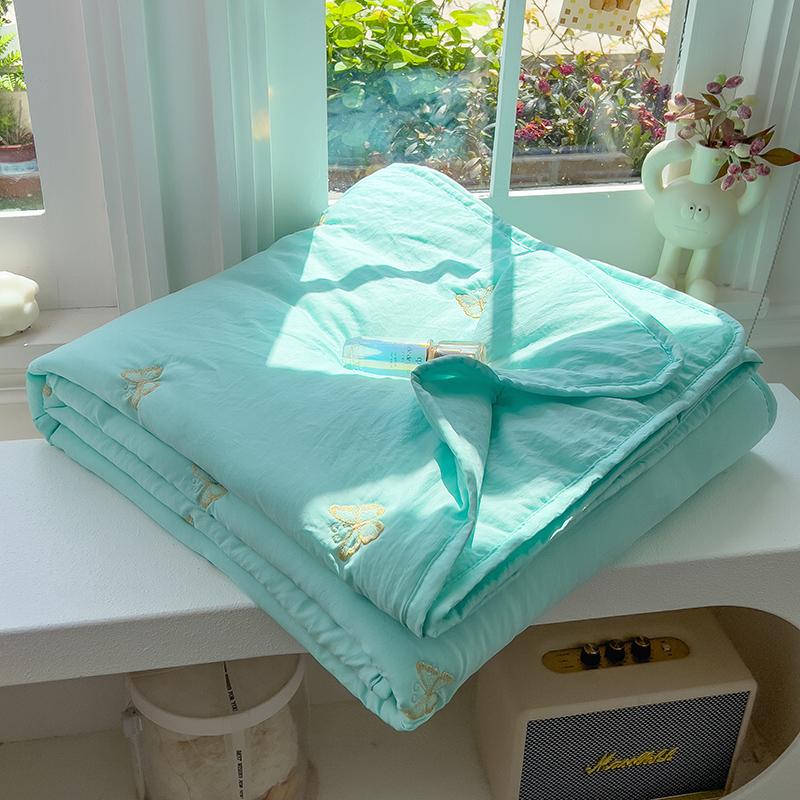 

1 шт. Мягкое Тонкое Одеяло Летнее Одеяло Вышитые Лоскутные Одеяла Приятное к Коже Покрывало Взрослые Детская Комната Одеяло edredón para cama 100x150cm 1pc