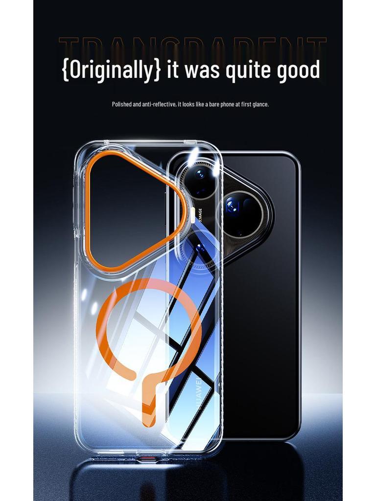 HUAWEI P80PRO Clear Magnetic Phone Case - High-Transparency Protective Cover