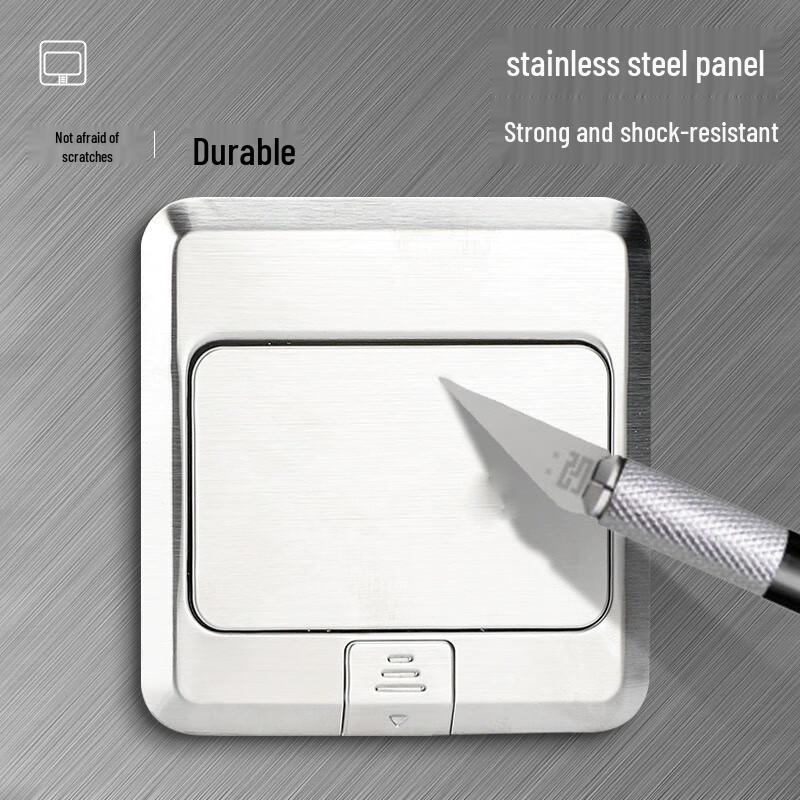 Leilangs Pop-up Stainless Steel Floor Socket