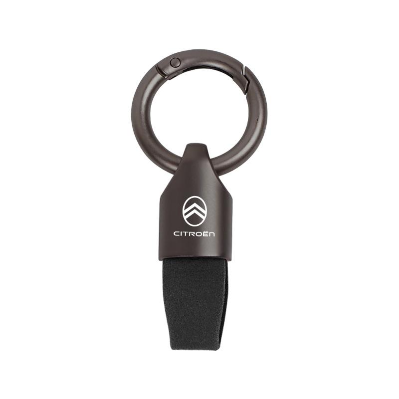 Stylové klíčenky na klíče ze slitiny zinku pro Citroen C3 C5 AIRCROSS C5X C4 Cactus e-C4 X e-C3 Berlingo C-Elysee C1 C-Crosser C6